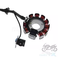 Stator iskrownik, stojan alternatora, 10 cewek 152QMI/157QMJ (GY6 125-150) 4T