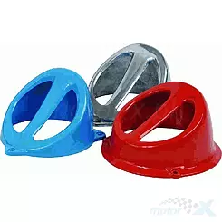 Nakładka osłony wentylatora 114mm czerwona Peugeot / Piaggio