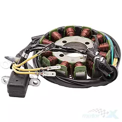 Stator iskrownik, stojan alternatora, 12 cewek 5 przewodów 250cc ATV