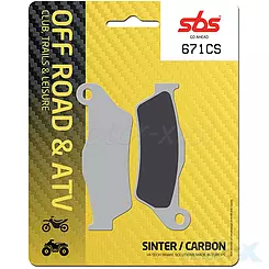 Klocki hamulcowe  karbonowe SBS Carbon Tech Off Road 671CS