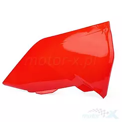 Osłony filtra powietrza, lewa + prawa, pomarańczowy fluo, Polisport