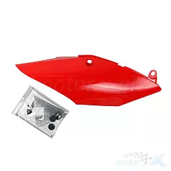 Osłona boczna prawa czerwona UFO Plast Honda CRF 250 / 450 R / RX