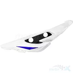 Osłona tylna górna prawa white Barton GT 125