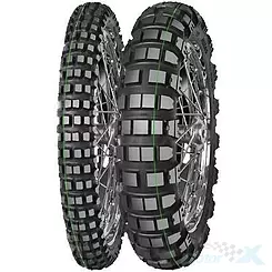 Opona motocyklowa dual Mitas 90/90-21 (3.00-21) ENDURO TRAIL-RALLY PRO SUPER LIGHT (ZIELONY PASEK) 54R M+S przód