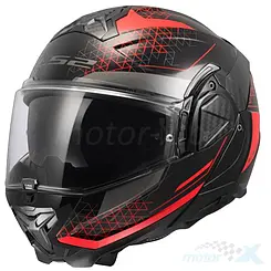 Kask szczękowy LS2 FF910 Advant II Astral Czerwony Połysk