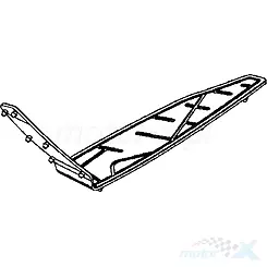Panel podłogi lewy Kymco 64340-LKF5-E00-N1R