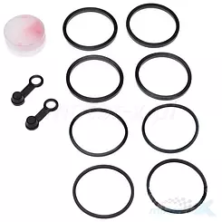 Zestaw naprawczy zacisku hamulcowego, przód, WM Motor, Tourmax BCF-207, Yamaha FZR / RD / XJ / VX / XVZ / YZF-R1 / YZF-R7
