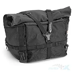 Torba na siedzenie, bagażnik lub ramię, 19L, czarna, Kappa Inspiring Adventure RA319BK
