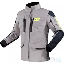 Kurtka motocyklowa damska, wodoodporna, wiosna, lato, jesień, LS2 Metropolis EVO Woman Titanium Yellow
