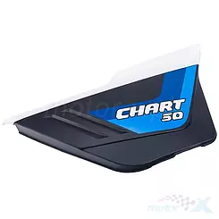 Osłona boczna prawa biała Romet Chart 50 Euro 5