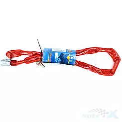 Blokada antykradzieżowa łańcuch 98cm czerwony