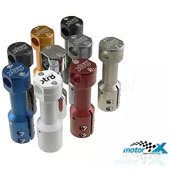 Adapter kierownicy 23mm STR8, czarny, MBK Booster / Yamaha BWS