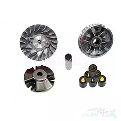 Wariator kompletny z tarczą zewnętrzną Power Force Yamaha BWS / MAJESTY / MBK SKYLINER 125