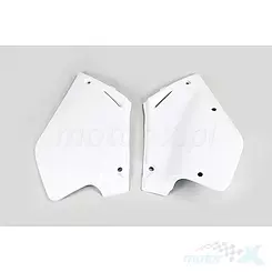 Osłony tylne górne komplet biały UFO Plast Honda CR 125 / 250 95-97