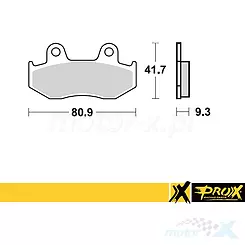 Klocki hamulcowe tylne Prox KH323 (37.208002) Yamaha YFZ 450R '09-19