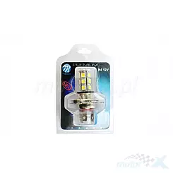 Żarówka LED X44 H4 18xSMD5050 biała