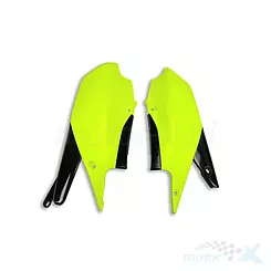 Osłony tylne górne komplet żółty fluo UFO Plast Yamaha YZF / WRF 250-450