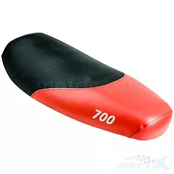 Siedzenie czarno czerwone Romet 700