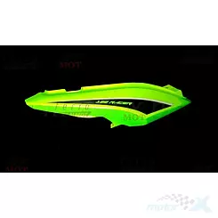 Osłona tylna górna prawa czarno-zielona Junak Racer 125