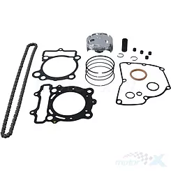 Zestaw naprawczy góry silnika, tłok 76.96mm, uszczelki TOP-END, łańcuszek rozrządu, Vertex VTKTC24122B