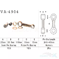 Korbowód Vesrah VA-4904