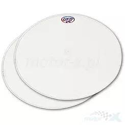Tablica na numer startowy, biała, vintage komplet 2 sztuki, UFO Plast ME08048W