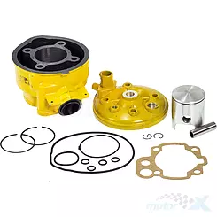 Cylinder kompletny z głowicą 47.00mm 70cc sworzeń 12mm Minarelli AM6 / 1E40MB 50 2T LC