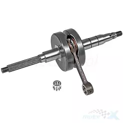 Wał korbowy, sworzeń tłoka 10mm, Tec Sport, Minarelli horizontal 