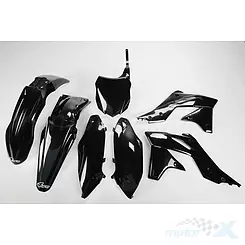 Zestaw osłon nadwozia czarny UFO Plast Kawasaki KXF 250 13-16