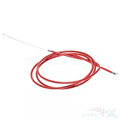 Linka hamulca tylnego, rowerowa, pancerz 1500 mm, linka 1650 mm, czerwona