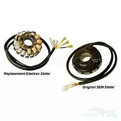 Stator iskrownik, stojan alternatora, alternator, ze światłami, Electrex ST5410L HUSABERG, KTM (STARE MODELE)