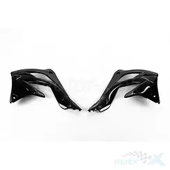 Osłony chłodnicy czarne UFO Plast Kawasaki KXF 450 12-15