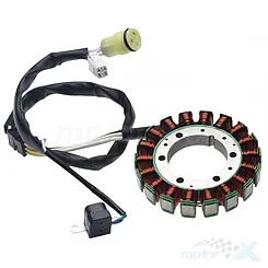 Stator iskrownik, stojan alternatora, WM Motor, Yamaha YFM 400 Grizzly 07-08, Kodiak 00-06 / YFM 450 Grizzly 07-14, Kodiak 03-06, Wolverine 06-10