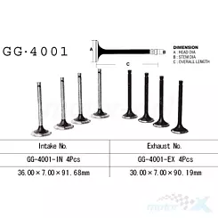 Zawór wydechowy Vesrah GG-4001-EX