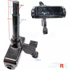 Zwrotnica prawy przód ATV Barton Volt / Raptor 125