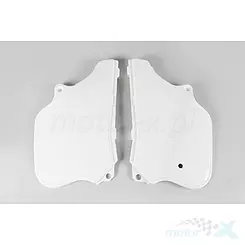 Osłony tylne górne komplet biały UFO Plast Kawasaki KXF 250 / 450 12-16