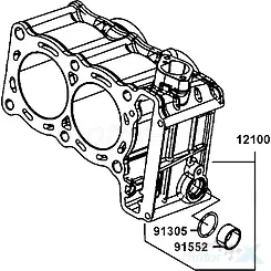 Cylinder goły Kymco AK 550 