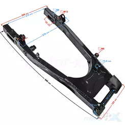 Wahacz tylny Barton Classic 125 Euro 4