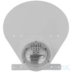 Lampa przednia, reflektor, biały, Polisport Preston Petty