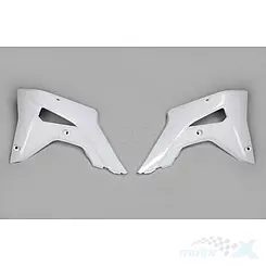 Osłony chłodnicy białe UFO Plast Honda CRF 250 RX / 450 RX