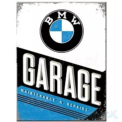Magnes 6x8cm BMW Garage Nostalgic Art 14345
