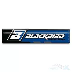 Osłona poprzeczki kierownicy Blackbird, niebieska, logo Blackbird