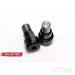 Końcówki kierownicy czarne, Biketec BT0031 (2408020000)