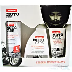 Zestaw dla motocyklisty, do czyszczenia łańcucha, do czyszczenia motocykla, do chromu i aluminium, Autoland