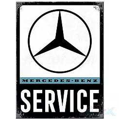 Magnes 6x8cm Mercedes-Benz Service Nostalgic Art 14373