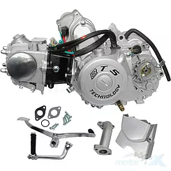 Silnik kompletny 72cc, 4 biegowy, srebrny, Moretti Barts BTS 139FMB 4T AC