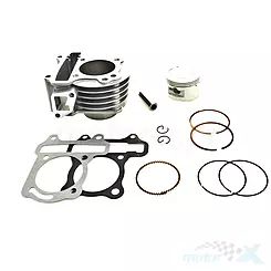 Cylinder kompletny 50.00mm 90cc, Power Force Convex Racing, 139QMB/QMA (GY6 50) 4T