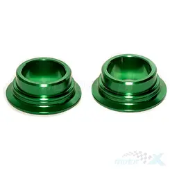 Tuleje dystansowe koła tylnego, zielone, Accel WSR10GR, KAWASAKI KXF 450 '19-20