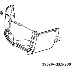 Osłona cylindra dolna Kymco 50 4T
