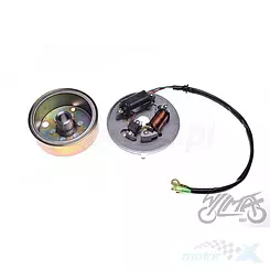 Stator iskrownik, stojan alternatora, z magnetem 2 cewki MBK 51 / 881 / Mag / Phenix / Salsa
